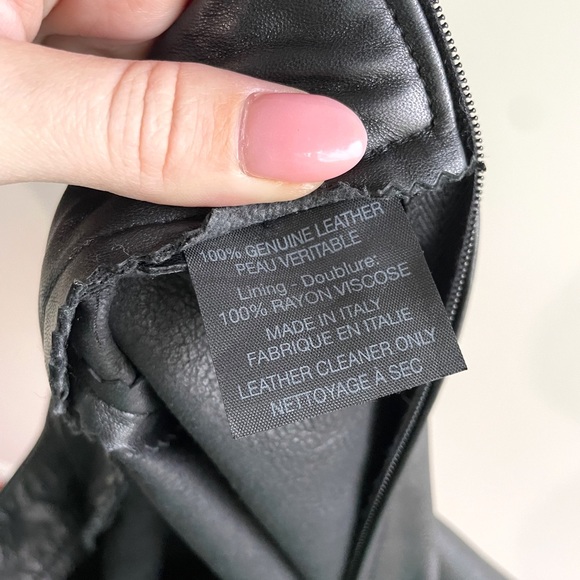 Mario Vittorio for Neiman Marcus Leather Top Quarter Sleeve Size 8 - Picture 2 of 12